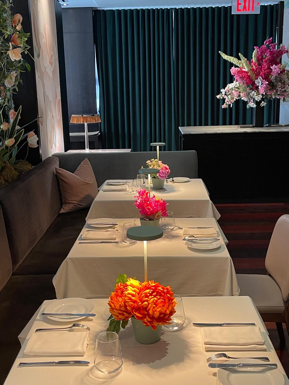 Ai Fiori dining room on Fifth Avenue inside The Langham, New York